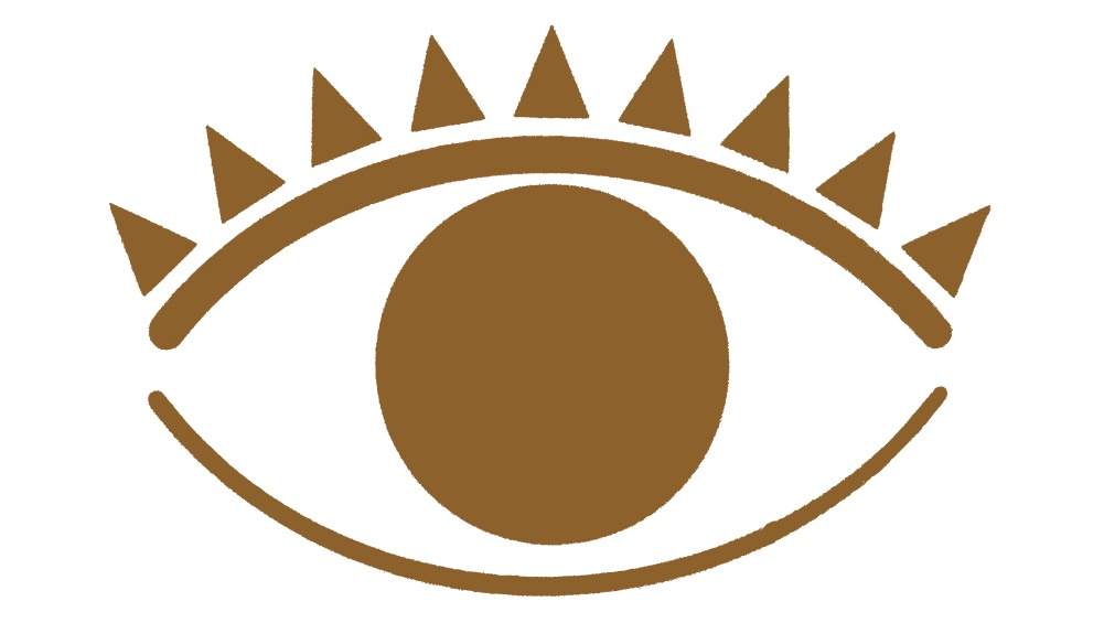 小堀眼科ロゴマーク眼とまつげ