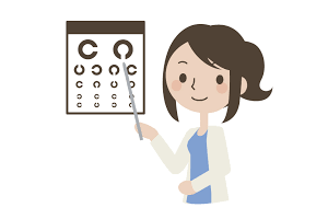 視力検査イラスト